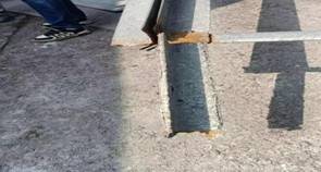 E:/BaiduSyncdisk/工作·行政執法/A·行政執法業務文檔/2024年執法工作/行政處罰/Ⅰ··事故/【2024·3·4】南方建材事故/事故圖片/角鋼斷裂.png角鋼斷裂